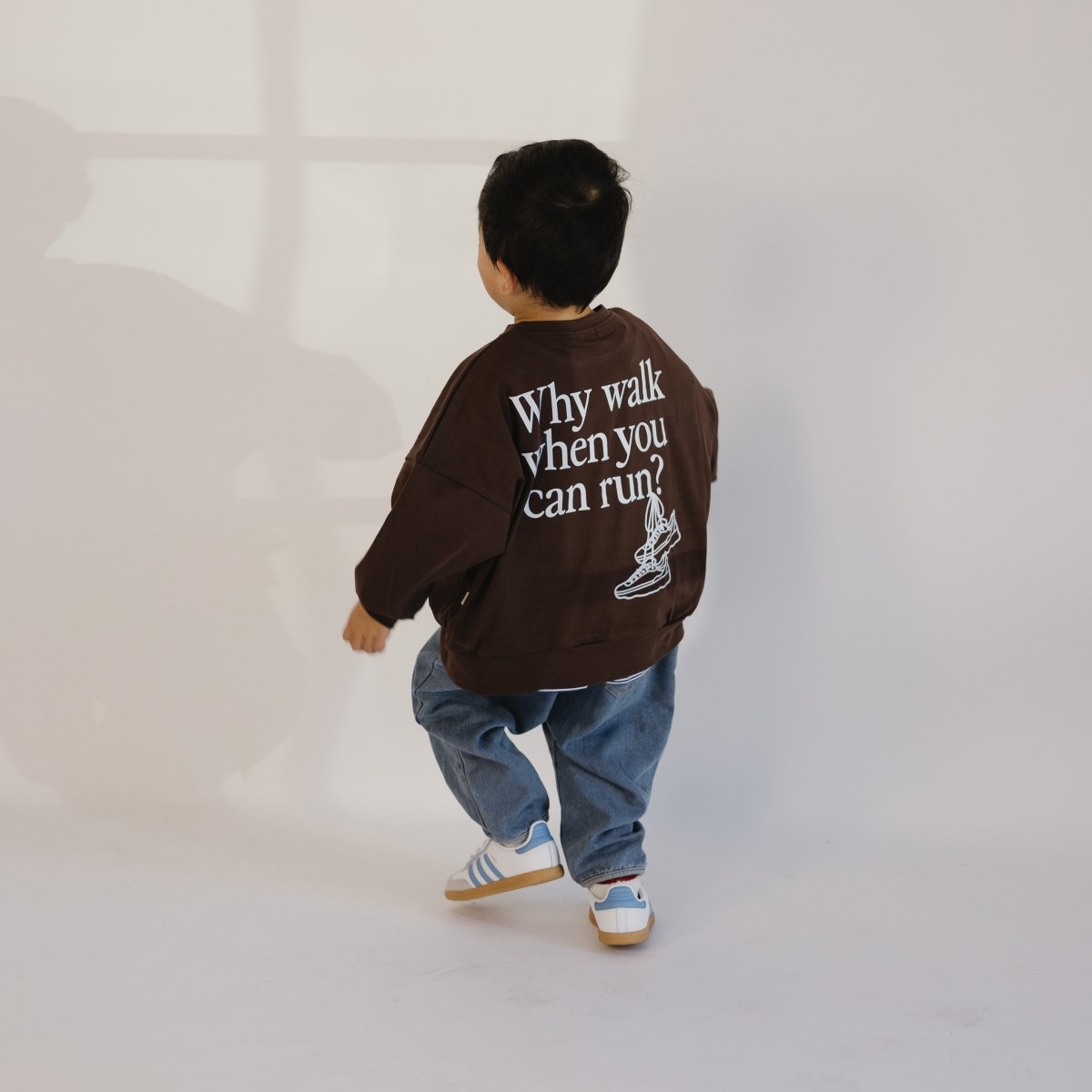 Why Walk Lightweight Crewneck - Roobear Kids
