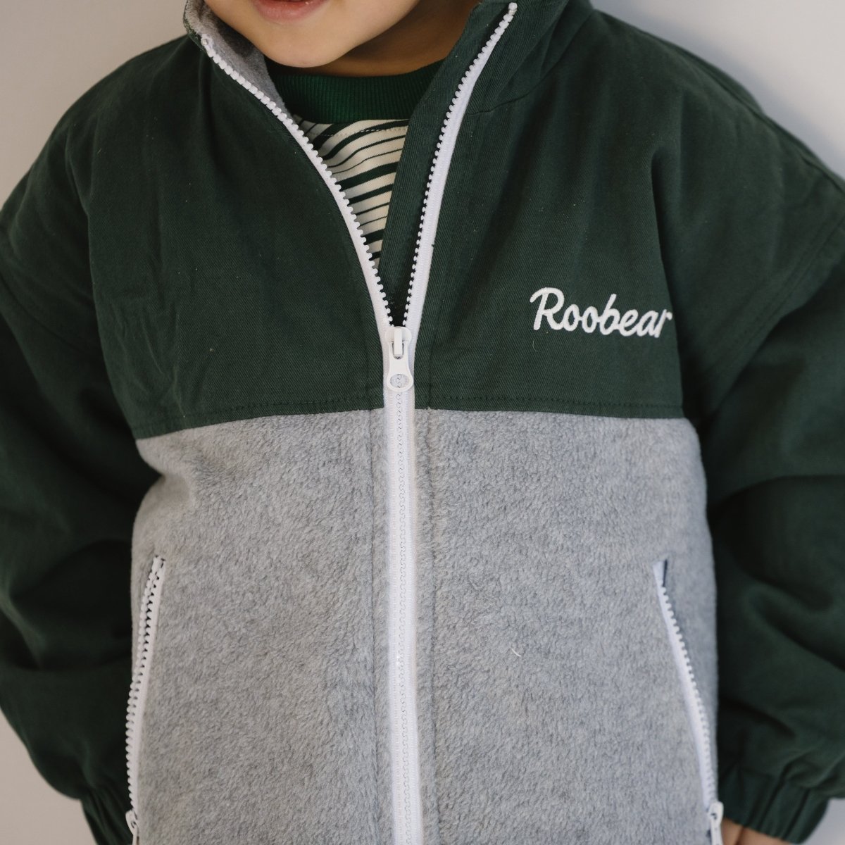 Colourblock Fleece - lined Jacket - Roobear Kids