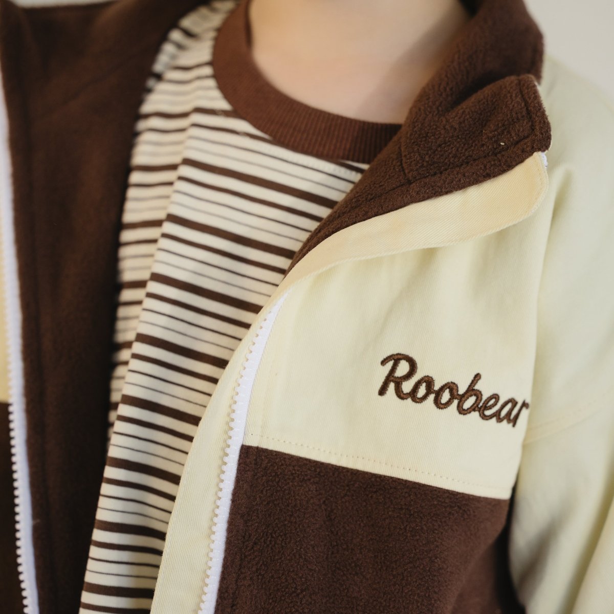 Colourblock Fleece - lined Jacket - Roobear Kids