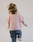 Pink - Roobear Track & Field Club Organic Cotton Tee