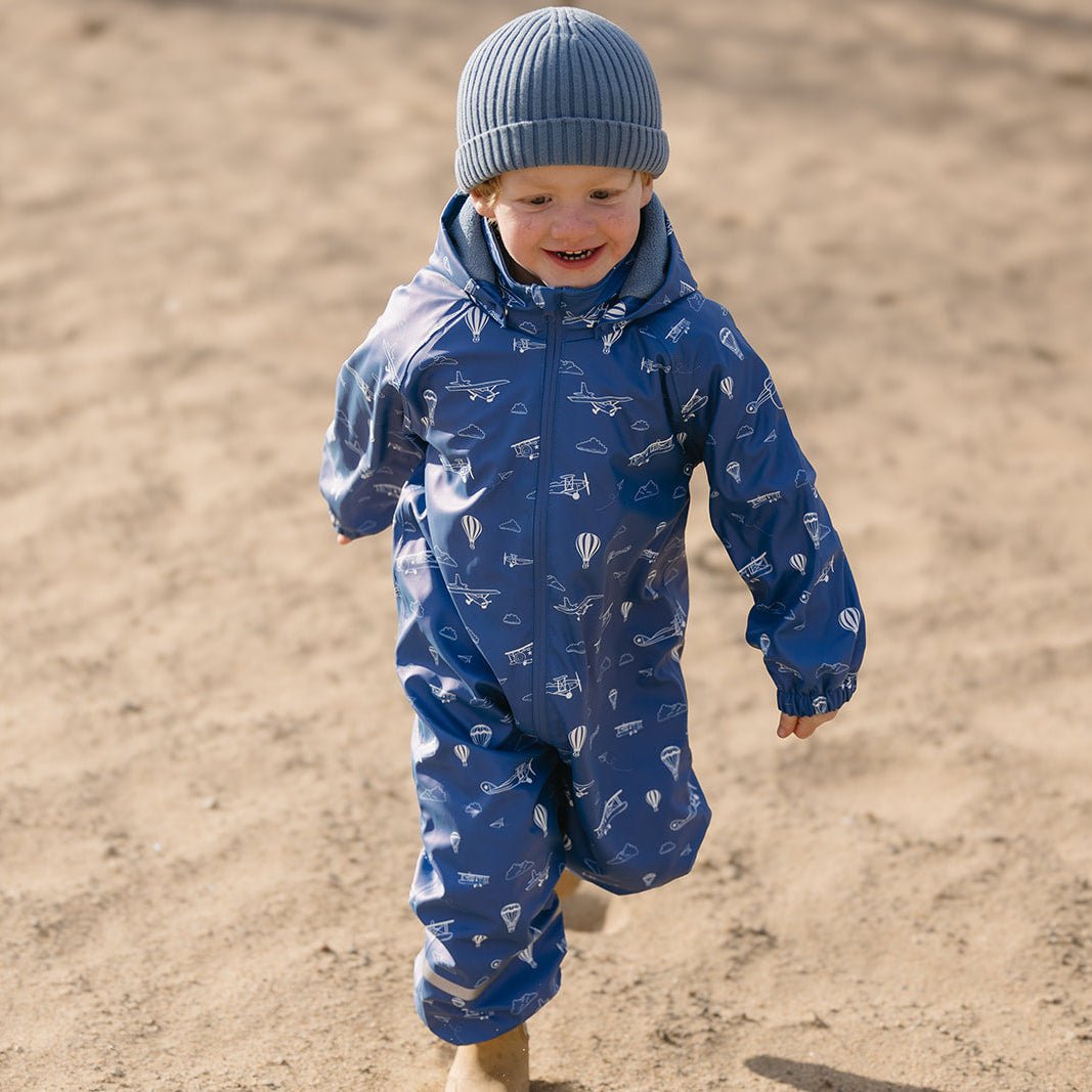 Rain Gear - Waterproof Fleece - Lined One - Piece Suit - Roobear Kids