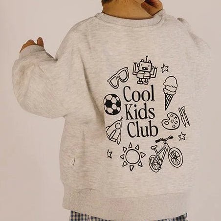 Cool Kids Club Fleece - Lined Crewneck - Roobear Kids