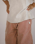 Gingham Pants