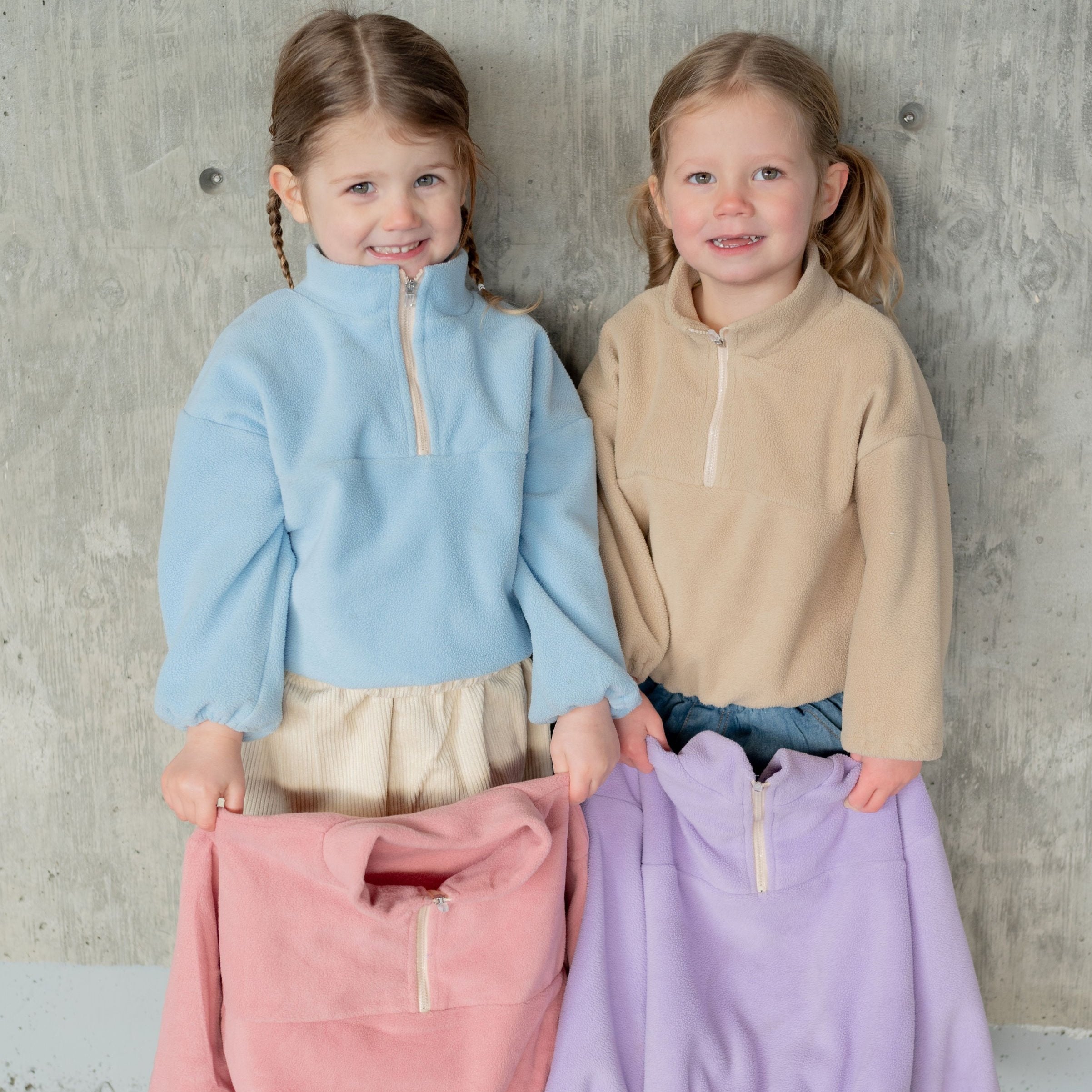 Fleece Quarter Zip Sweaters