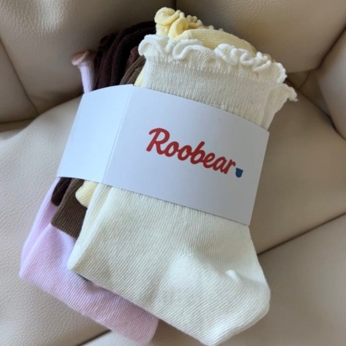 Everyday Ruffle Socks - 5 - pack - Roobear Kids