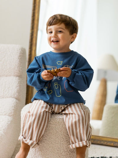 Snacks Lightweight Crewneck - Roobear Kids