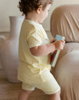 Ribbed Summer Two-Piece Short & T Sets PJs