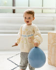 Linen Cotton Striped Pants