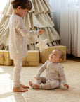 Snowy Snowman Bamboo Two-Piece PJs