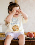 'Market Fresh Peaches' Organic Cotton Tee
