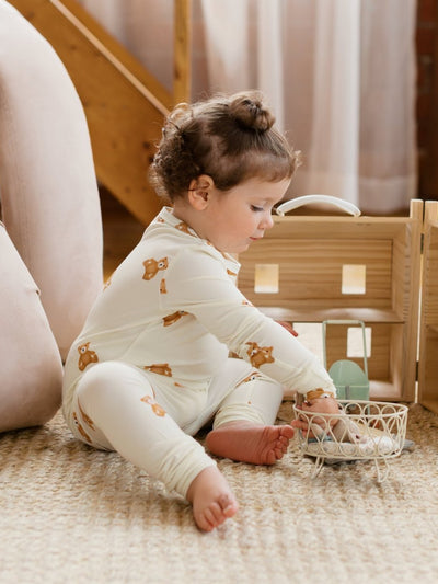 Bears Bamboo Two - Piece Pajamas - Roobear Kids