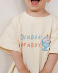 'Sundae Monday' Organic Cotton Tee