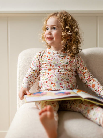 April - Garden Two - Piece PJs - Roobear Kids