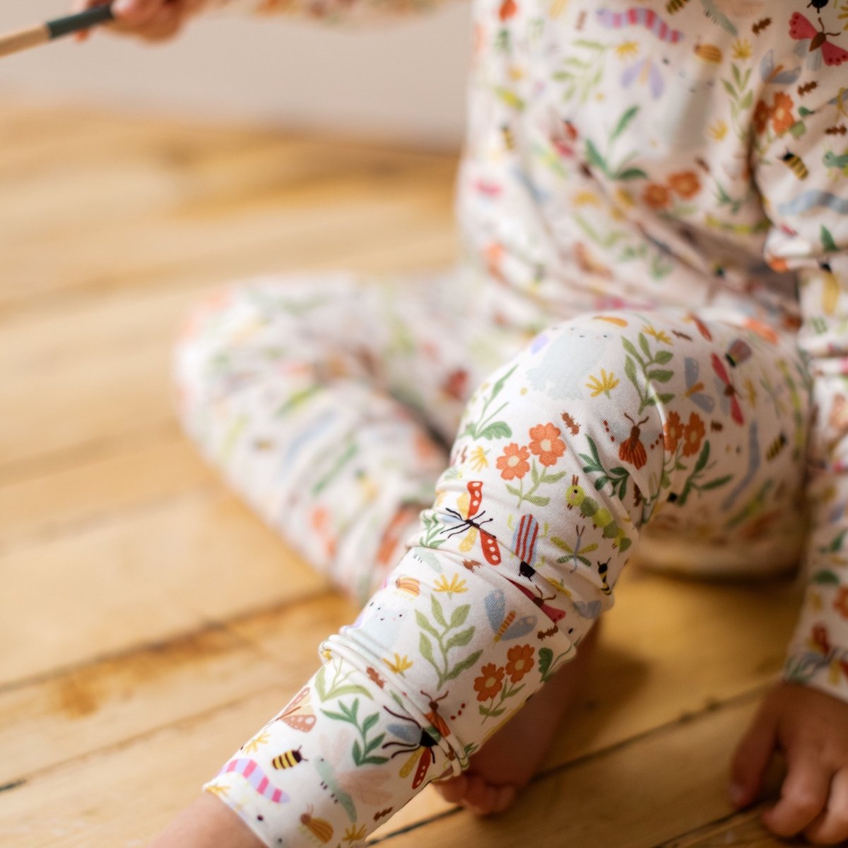 April - Bugs Two - Piece PJs - Roobear Kids