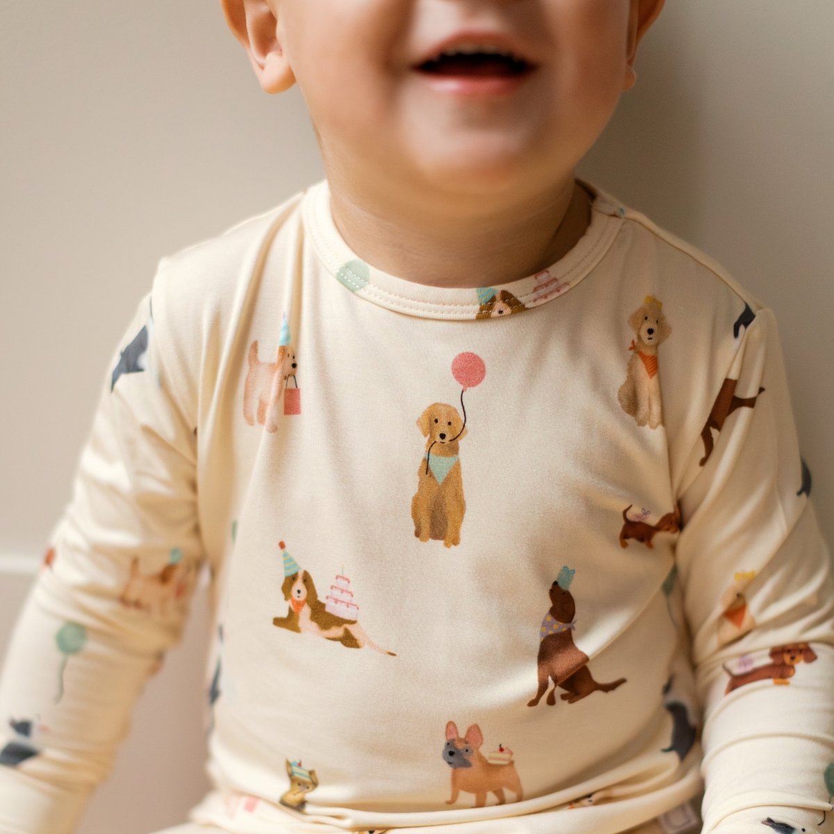 Party Pups Bamboo Two - Piece PJs - Roobear Kids