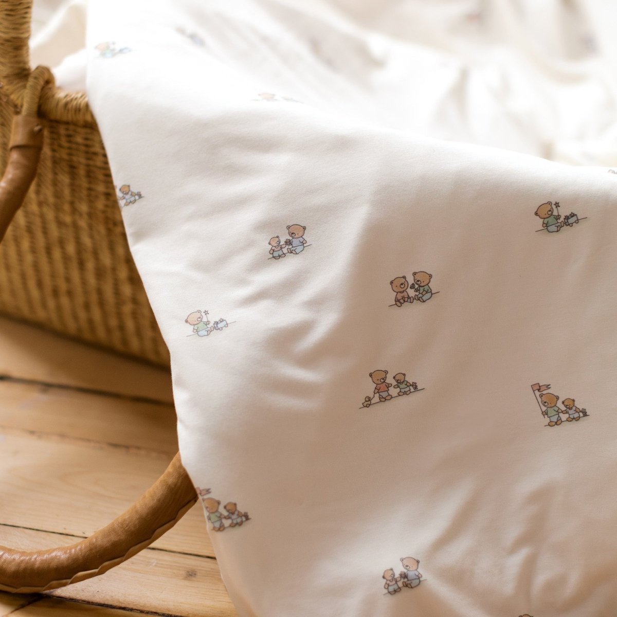 Bamboo Blankets - Baby Bears & Bows - Roobear Kids