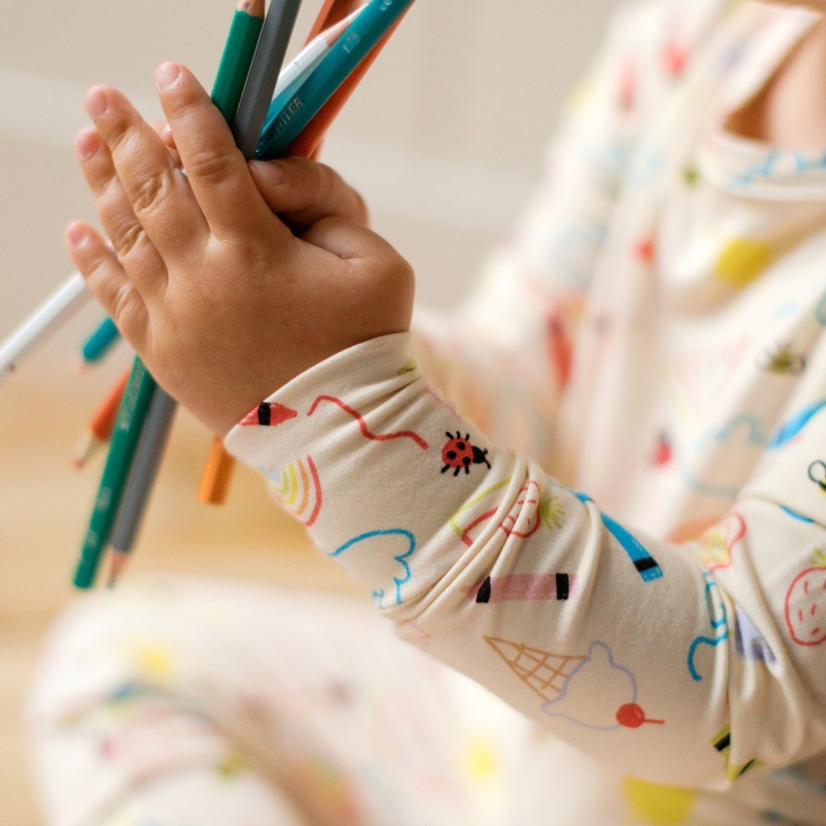 Doodles Two - Piece PJ - Roobear Kids