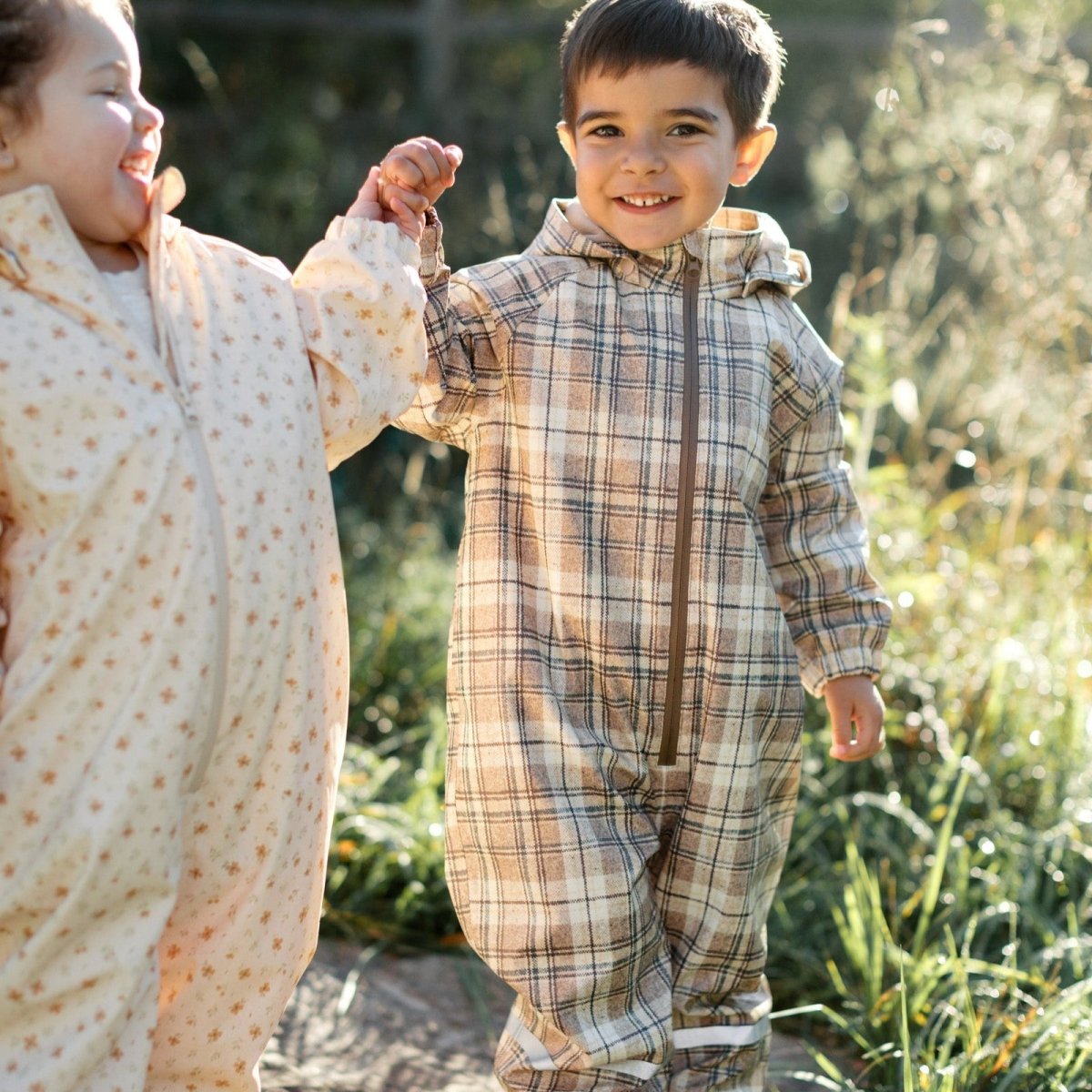 Rain Gear - Waterproof Fleece - Lined One - Piece Suit - Roobear Kids