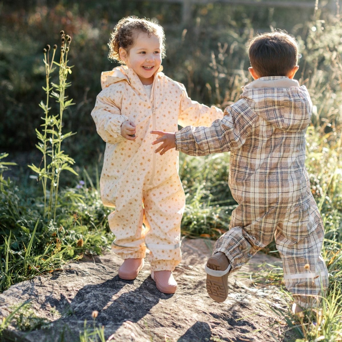 Rain Gear - Waterproof Fleece - Lined One - Piece Suit - Roobear Kids