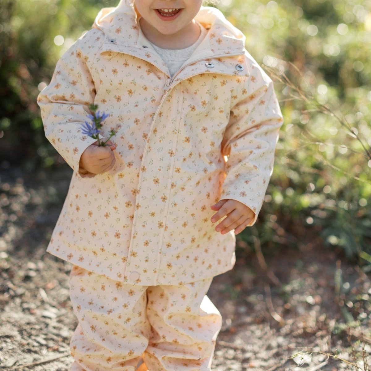 Rain Gear - Waterproof Fleece - Lined Rain Jacket - Roobear Kids