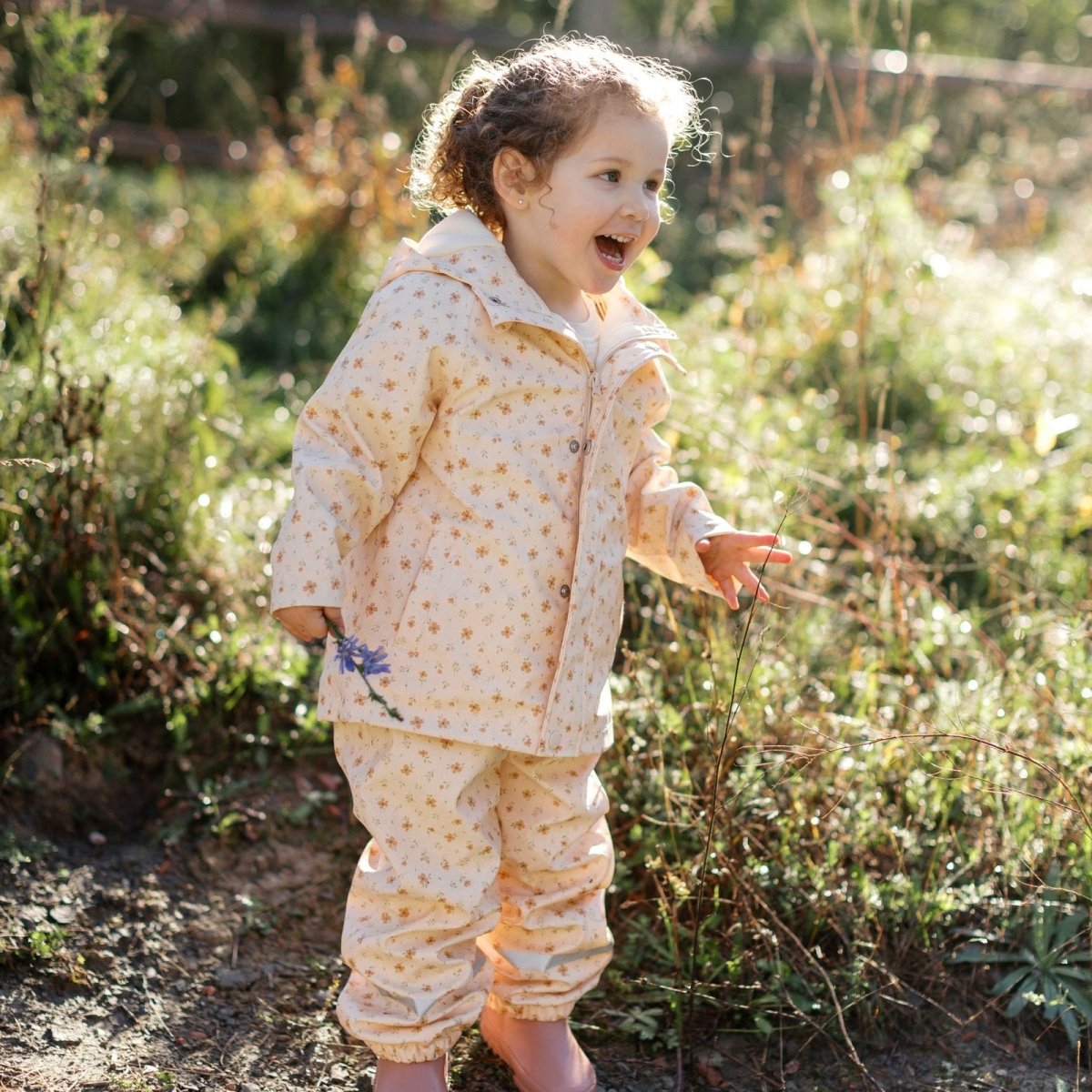 Rain Gear - Waterproof Fleece - Lined Rain Jacket - Roobear Kids