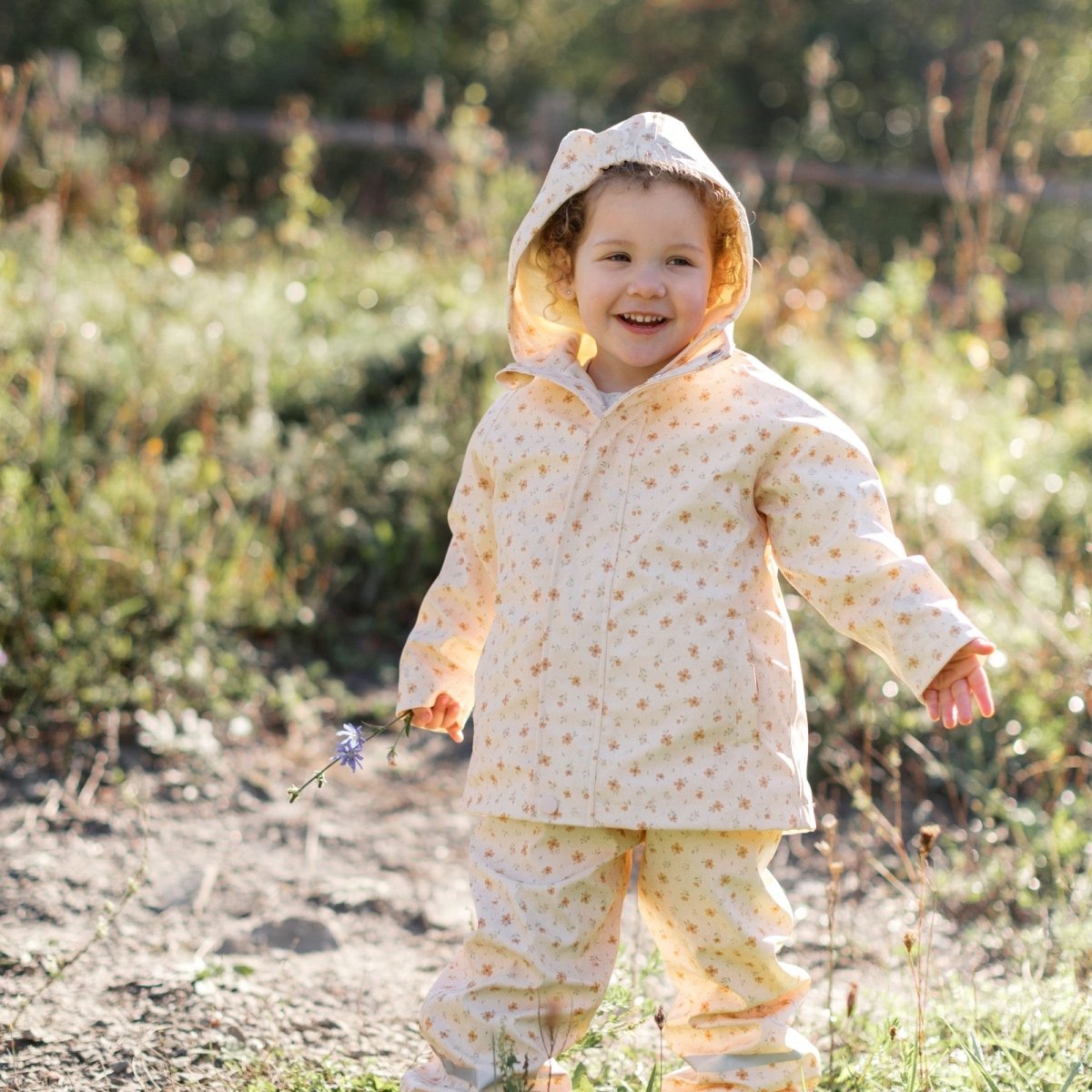 Rain Gear - Waterproof Fleece - Lined Rain Jacket - Roobear Kids