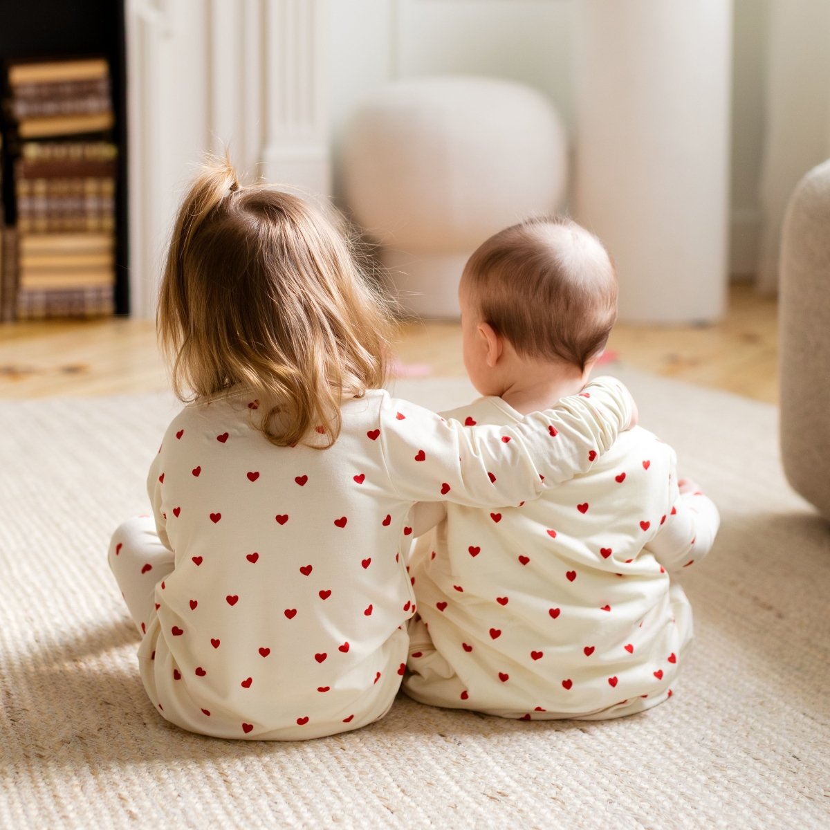 Tiny Hearts Two - Pieces PJs - Roobear Kids