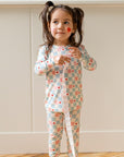 Hearts Checkerboard Two - Piece PJs - Roobear Kids