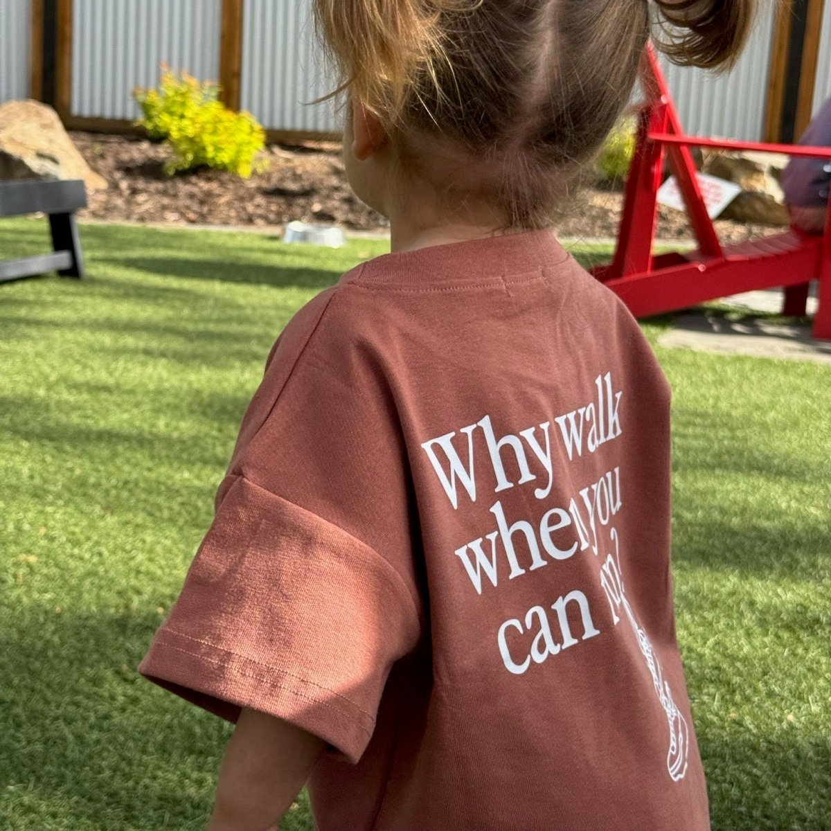 Why Walk Organic Cotton Tee - Roobear Kids