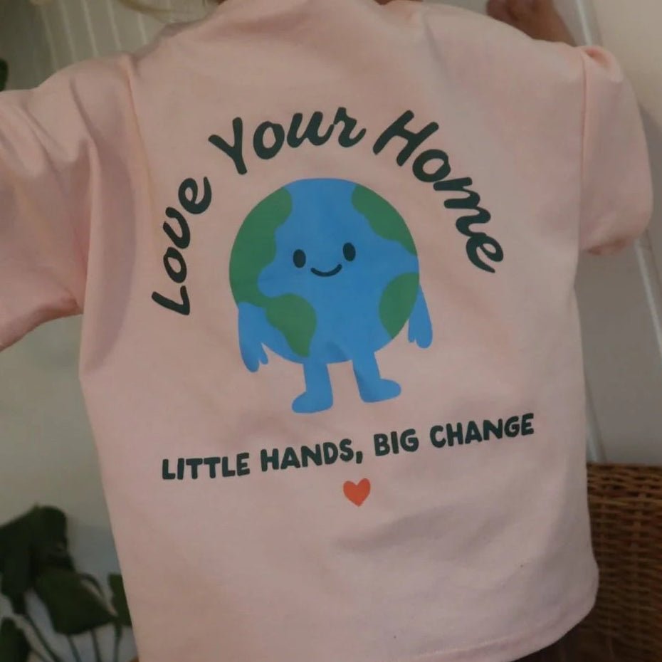 Love Your Home Organic Cotton Tee - Roobear Kids