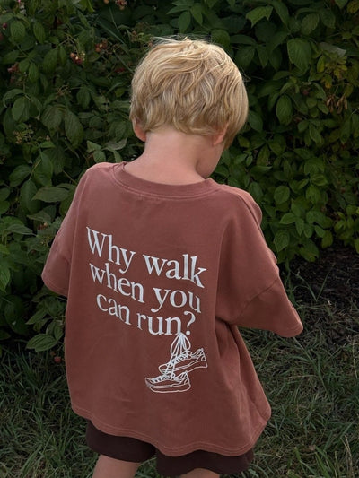 Why Walk Organic Cotton Tee - Roobear Kids