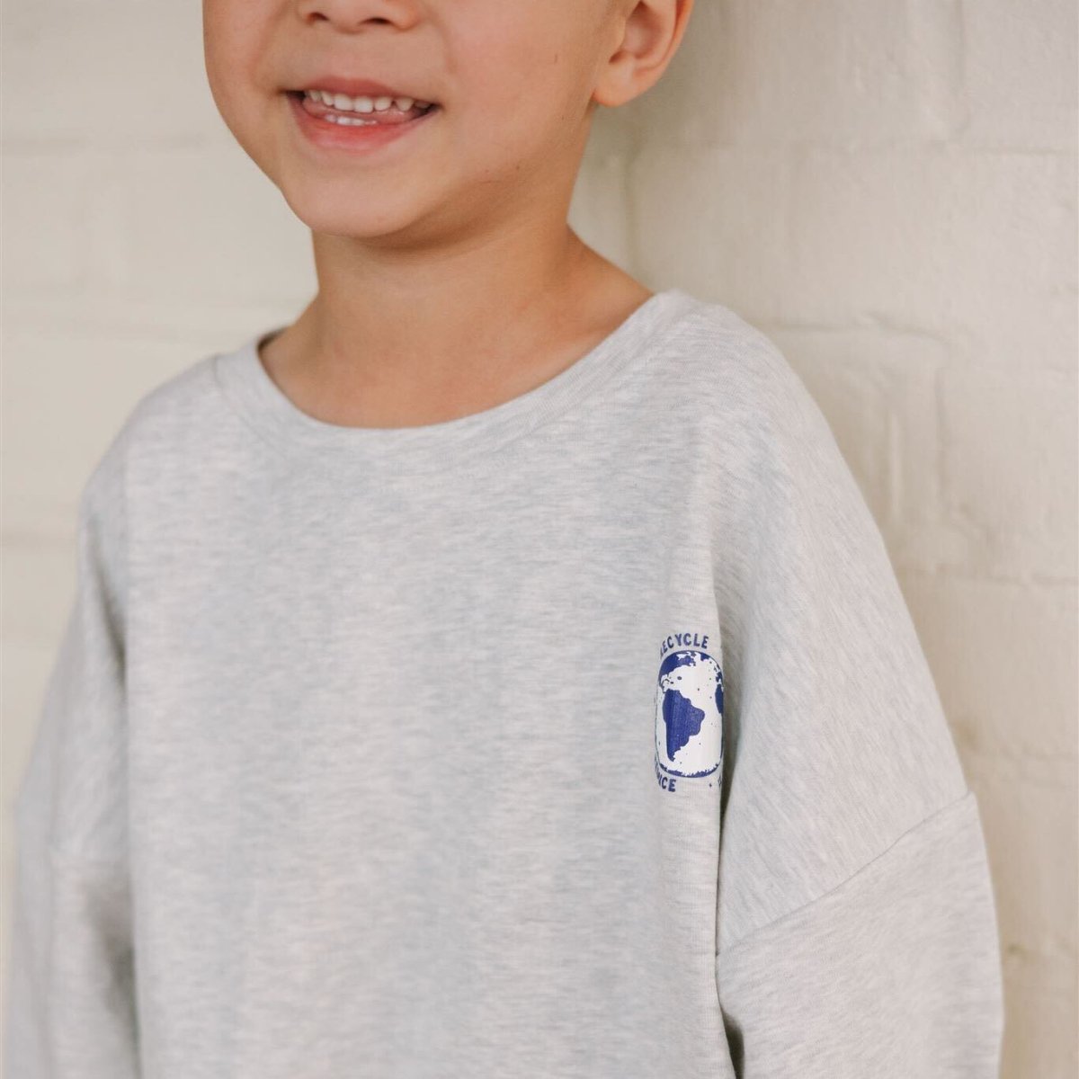Earth Day Lightweight Crewneck - Roobear Kids