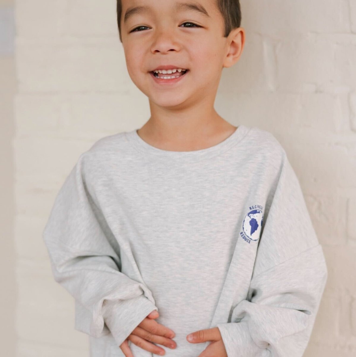 Earth Day Lightweight Crewneck - Roobear Kids