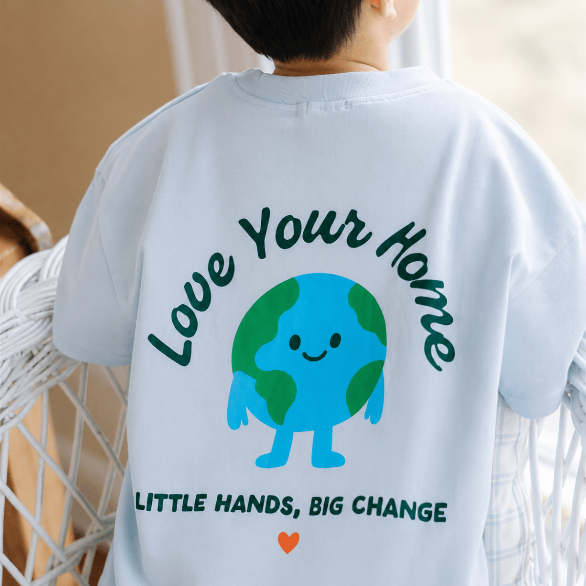 Love Your Home Organic Cotton Tee - Roobear Kids
