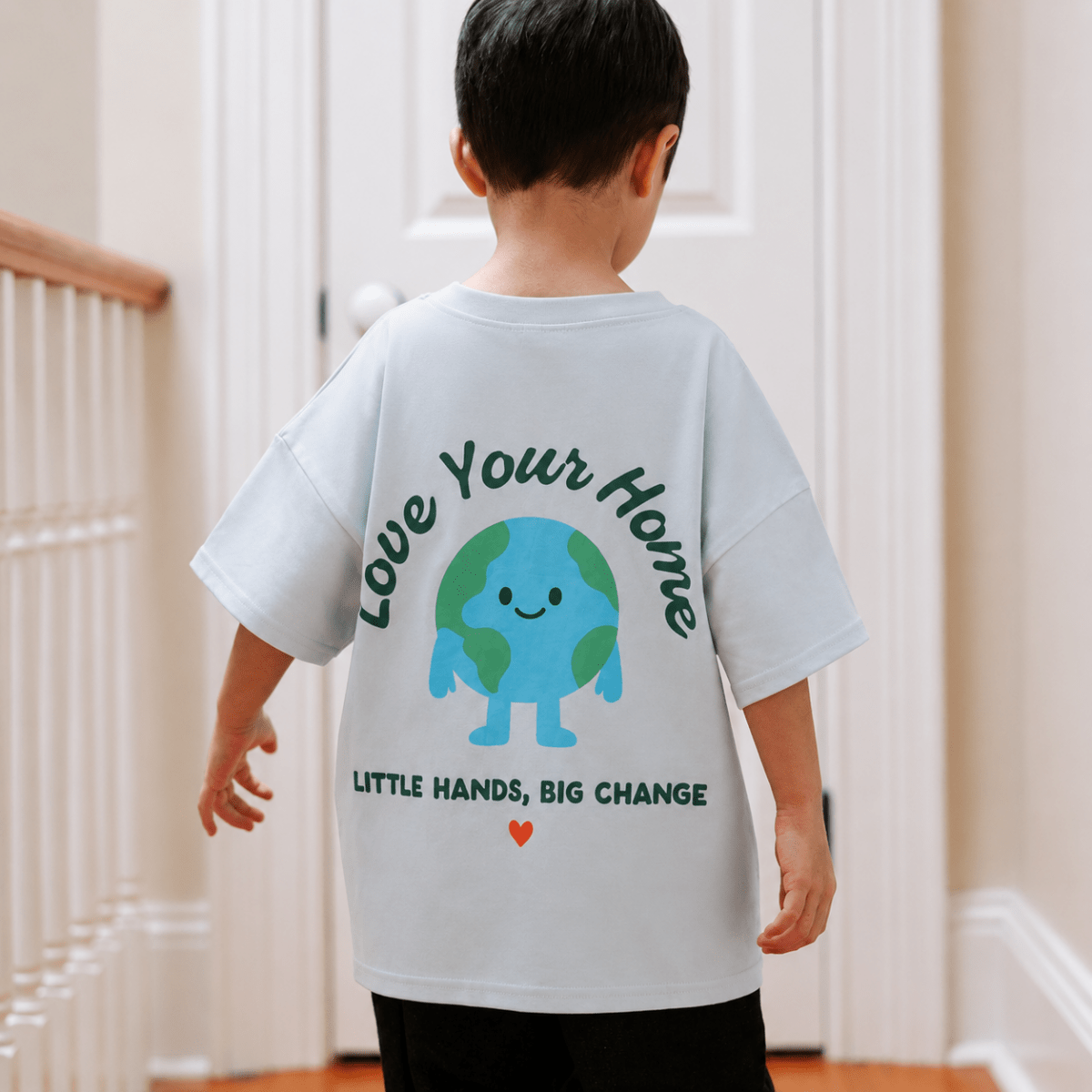 Love Your Home Organic Cotton Tee - Roobear Kids