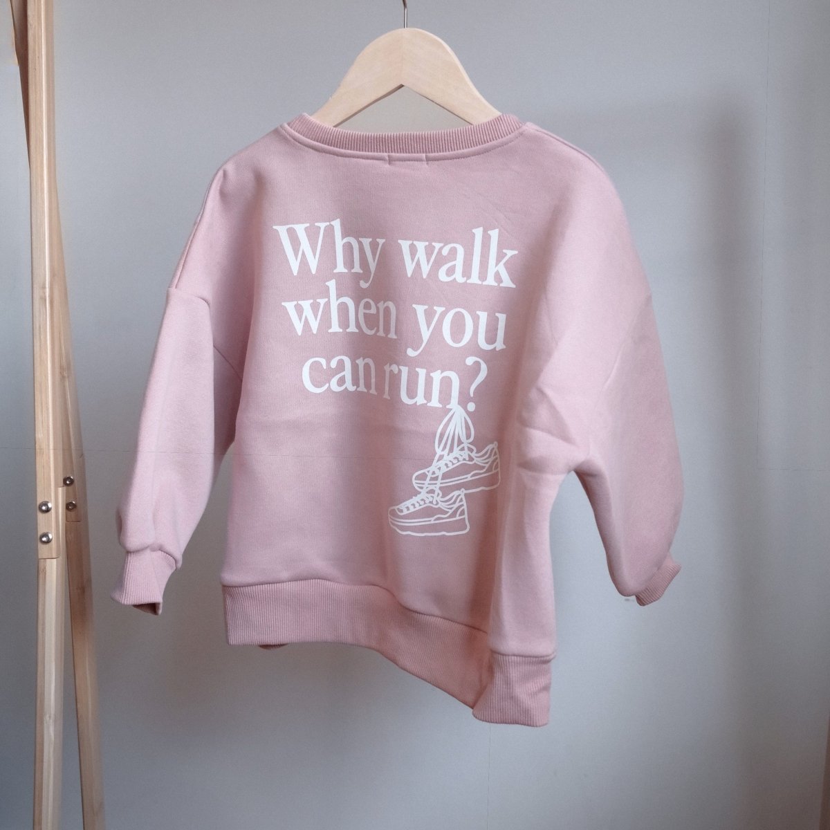 Why Walk Graphic Crewnecks - Roobear Kids