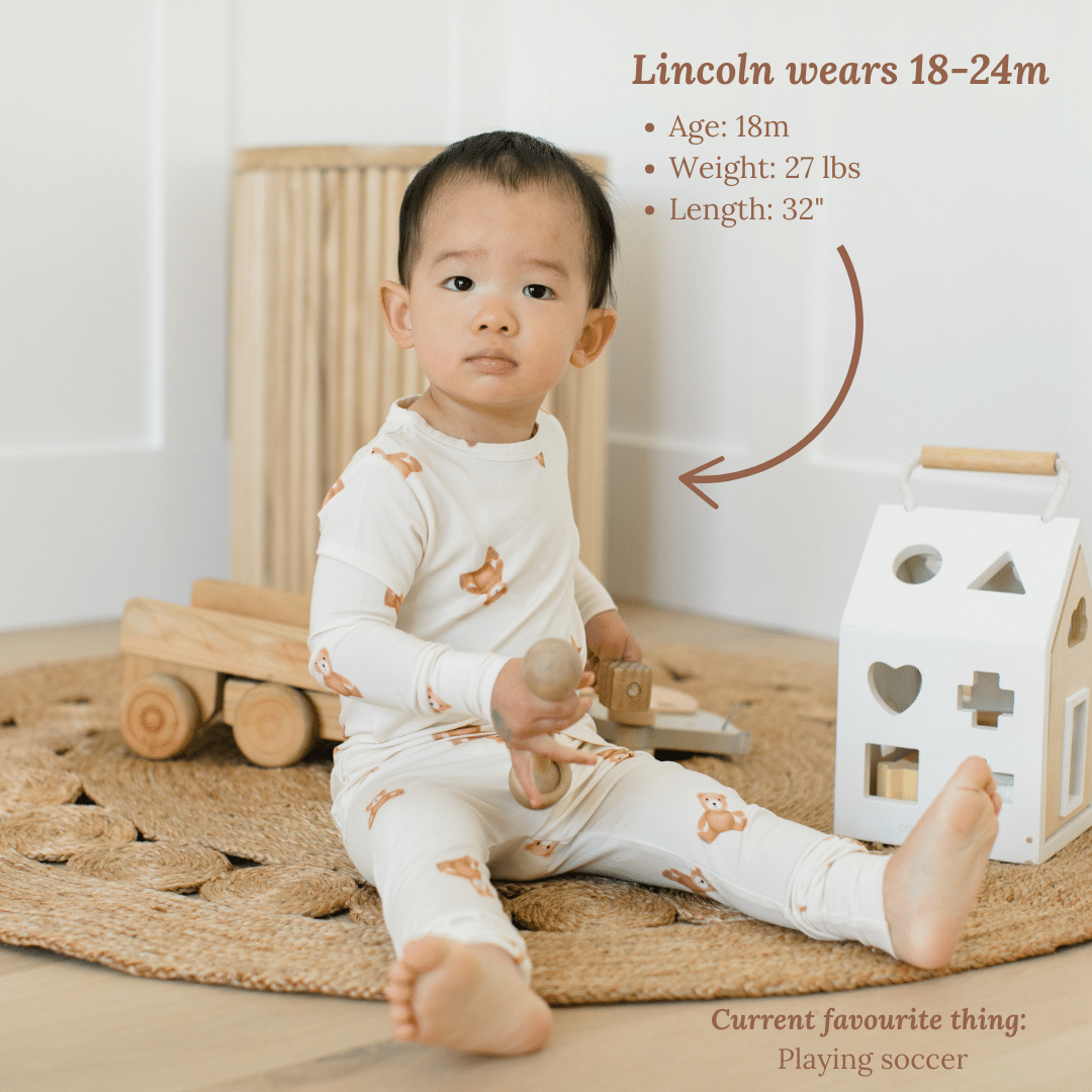 Bears Bamboo Two-Piece Pajamas