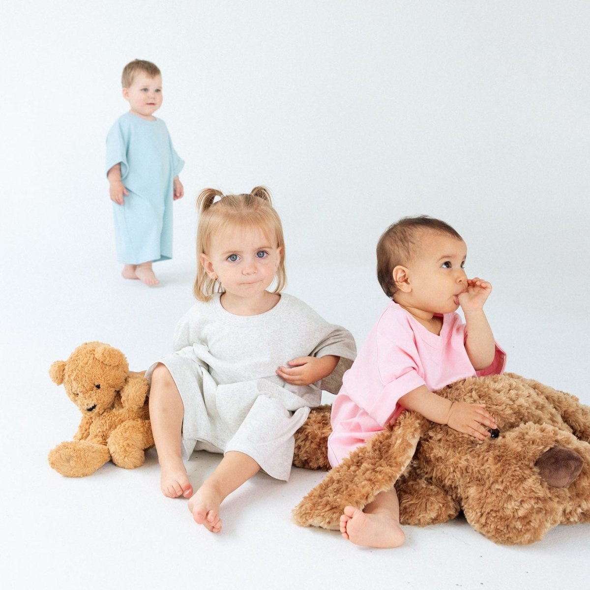 Solid Cotton Romper - Roobear Kids