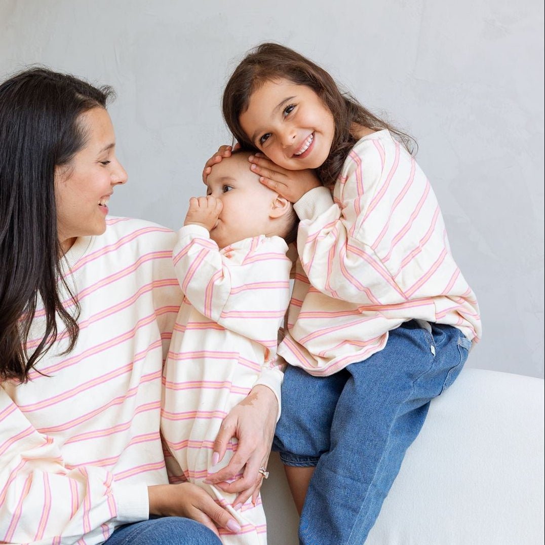 Striped Lightweight Crewneck - Roobear Kids