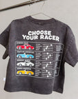 Choose Your Racer Organic Cotton Tee - Roobear Kids