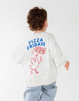 Pizza Fridays 100% Cotton Crewneck - Roobear Kids