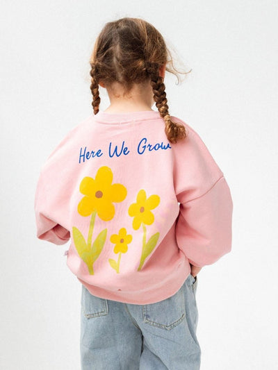 Here We Grow 100% Cotton Crewneck - Roobear Kids
