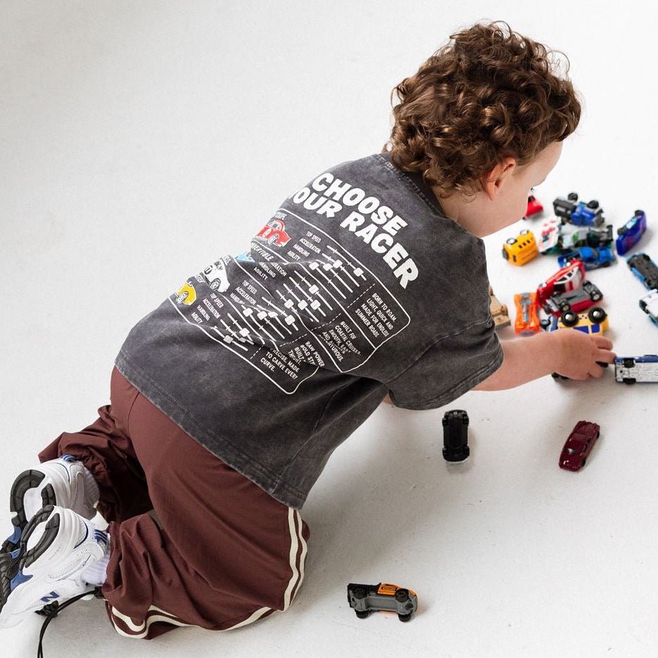 Choose Your Racer Organic Cotton Tee - Roobear Kids