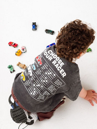 Choose Your Racer Organic Cotton Tee - Roobear Kids