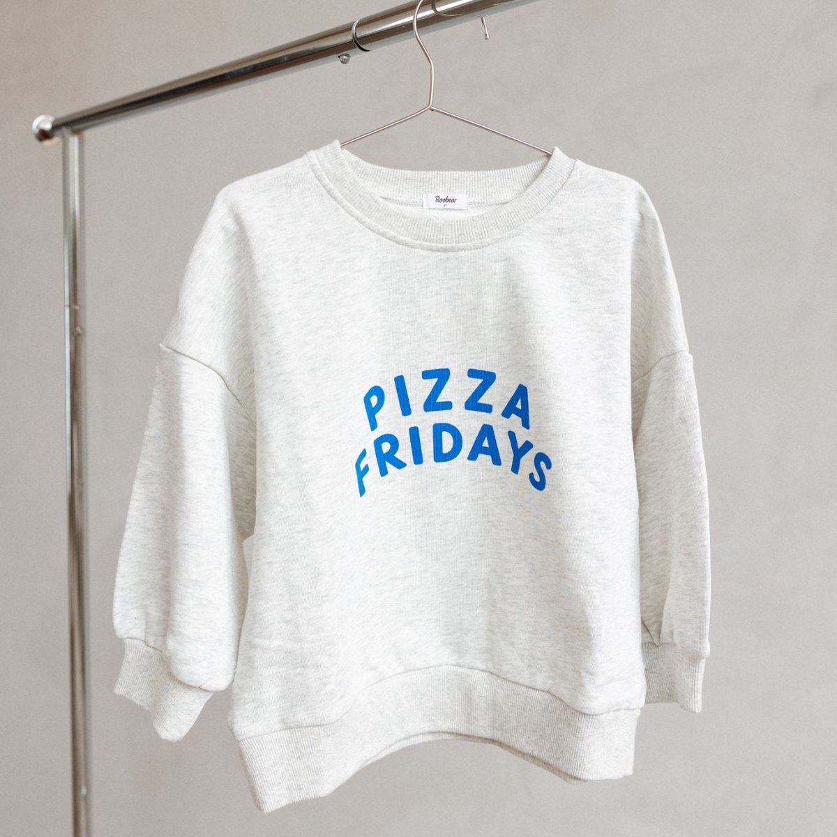 Pizza Fridays 100% Cotton Crewneck - Roobear Kids