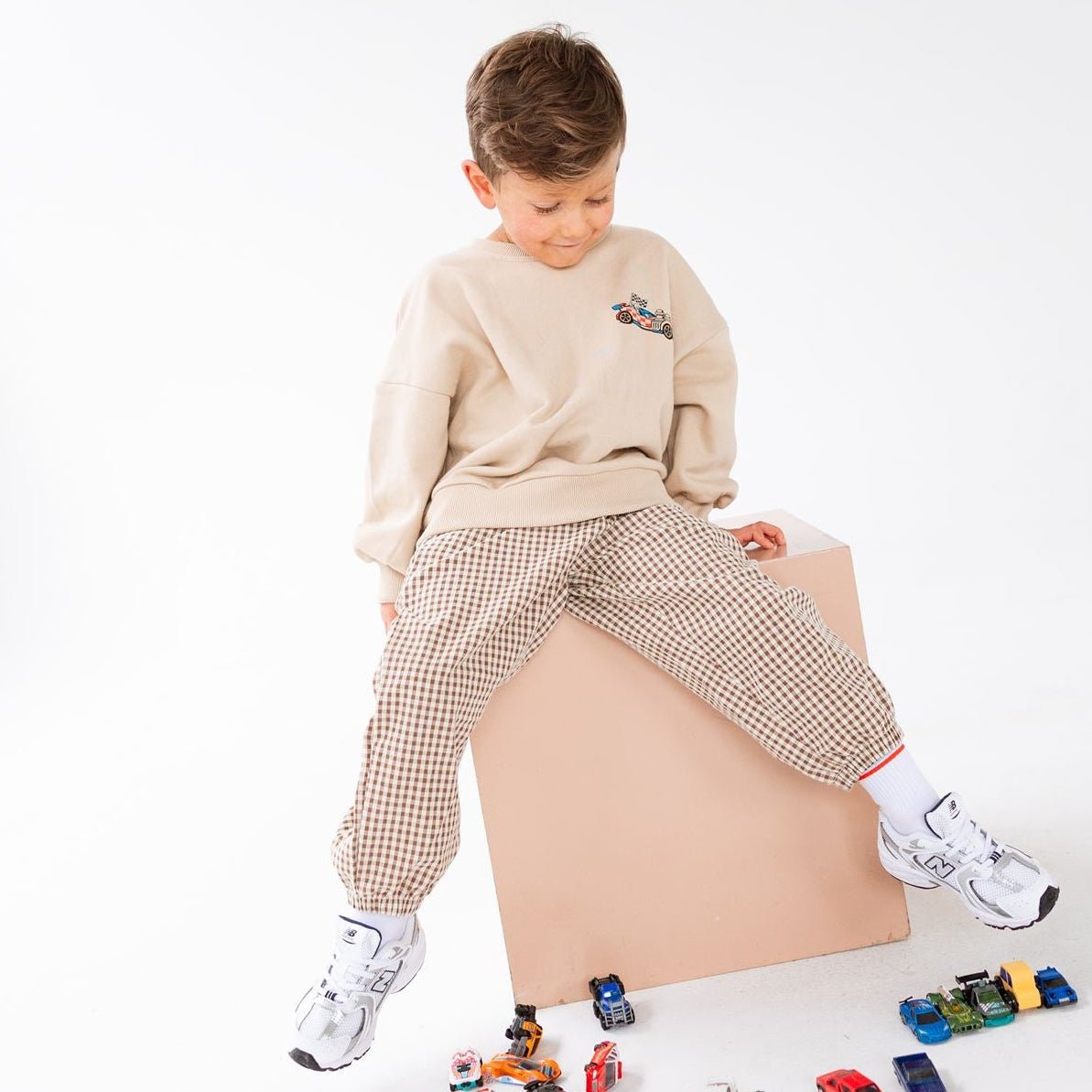 Racing Club 100% Cotton Crewneck - Roobear Kids