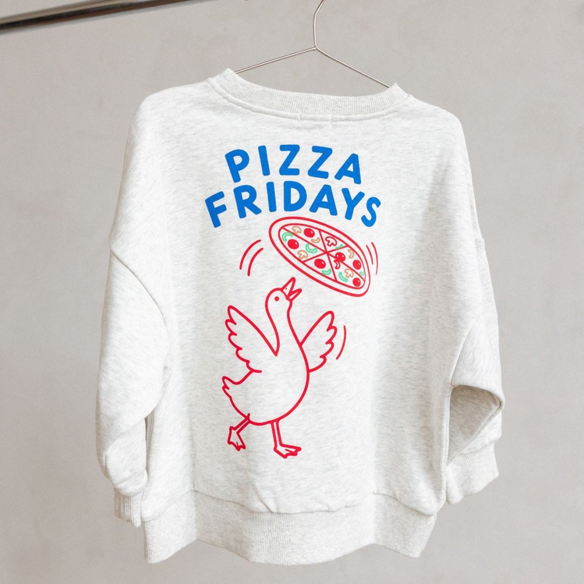 Pizza Fridays 100% Cotton Crewneck - Roobear Kids
