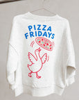 Pizza Fridays 100% Cotton Crewneck - Roobear Kids