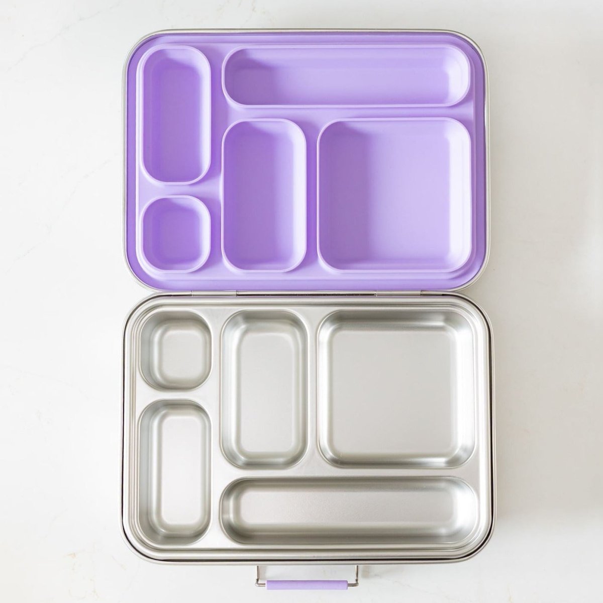 Leakproof 5-Compartment Stainless Steel Lunch Box - Roobear Kids