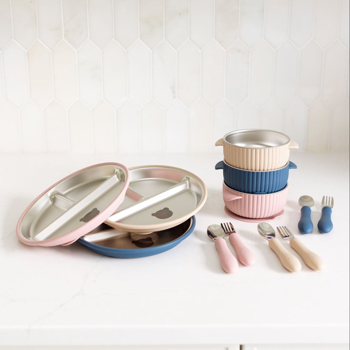 Stay Put Dishes Set Bundle - Roobear Kids